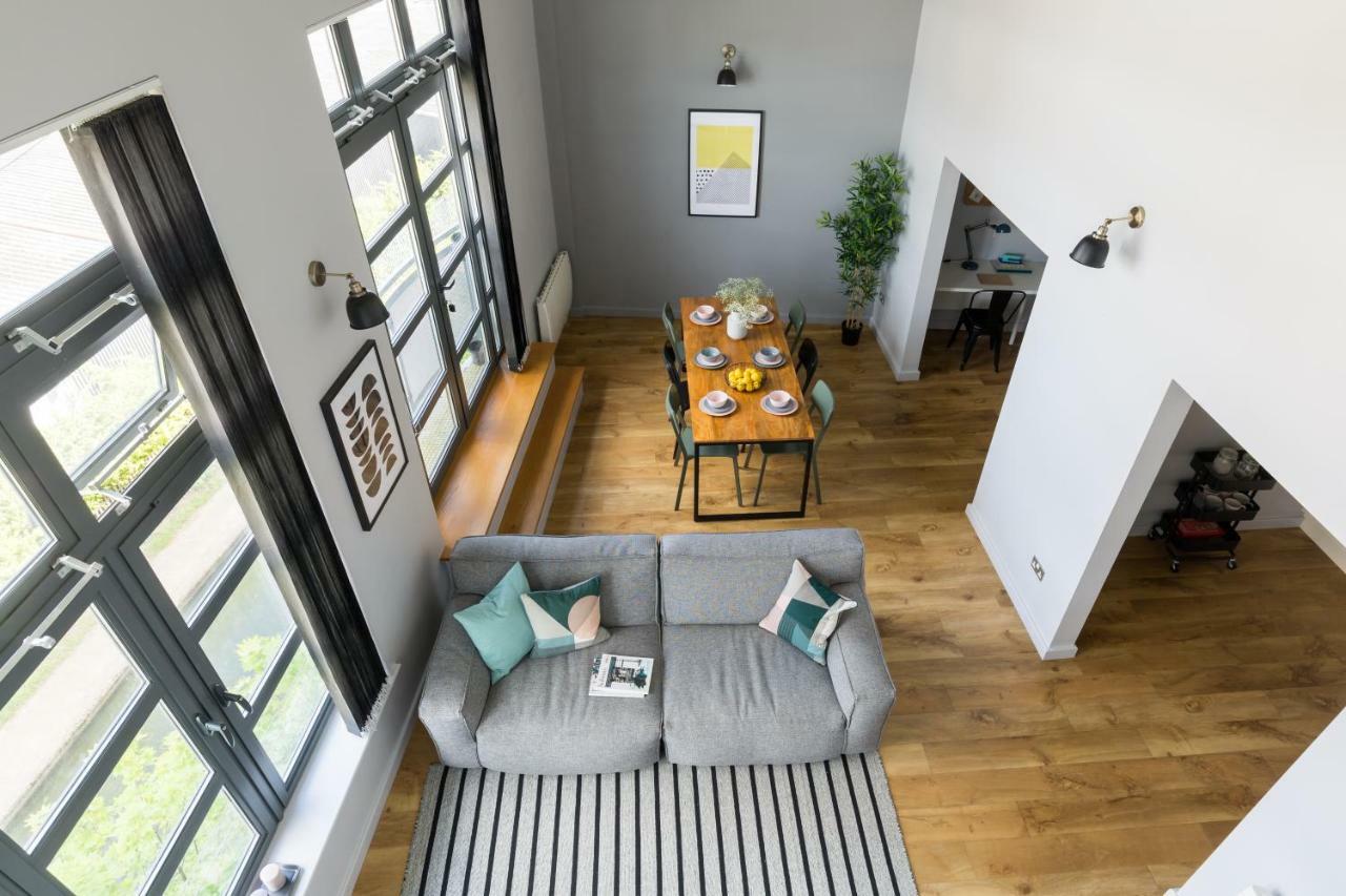 4B Loft Penthouse Industrial Decor With Canal & City Views Coventry Eksteriør billede
